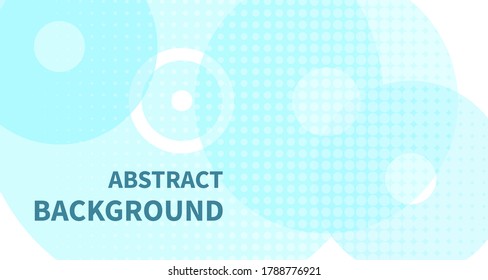 Fondo abstracto futurista con círculos y medio tono