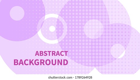 Futuristic abstract background with circles and halftone
