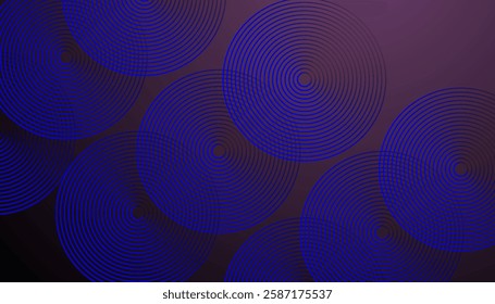 Futuristic Abstract Background with Circular Interconnected Cyan Lines on a Dark Gradient, Creating a Sleek, Minimal, and Modern Design for Business and Technology Branding