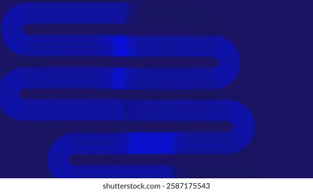 Futuristic Abstract Background with Circular Interconnected Cyan Lines on a Dark Gradient, Creating a Sleek, Minimal, and Modern Design for Business and Technology Branding