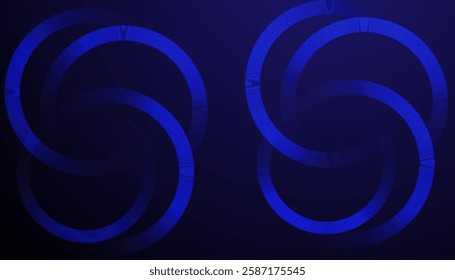 Futuristic Abstract Background with Circular Interconnected Cyan Lines on a Dark Gradient, Creating a Sleek, Minimal, and Modern Design for Business and Technology Branding