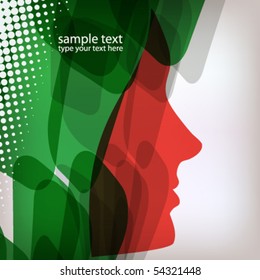 futuristic abstract background design