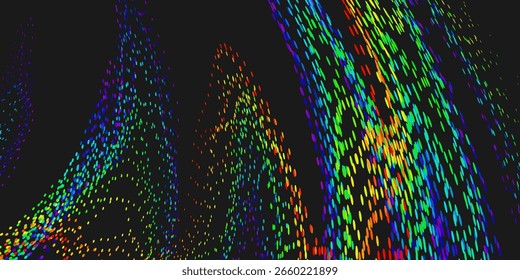 Fundo abstrato futurista com pontos. Ilustração do vetor de movimento