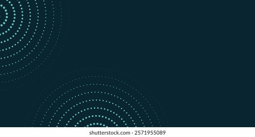 Futuristic abstract background with flowing particles wave. Shiny moving lines design element. Digital future technology concept. Suit for banner, website, business, corporate, cover
