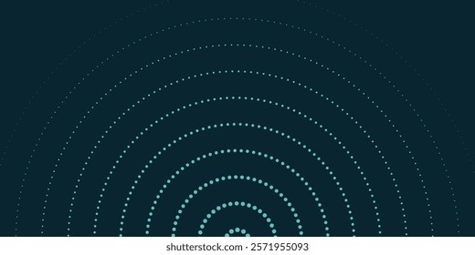 Futuristic abstract background with flowing particles wave. Shiny moving lines design element. Digital future technology concept. Suit for banner, website, business, corporate, cover
