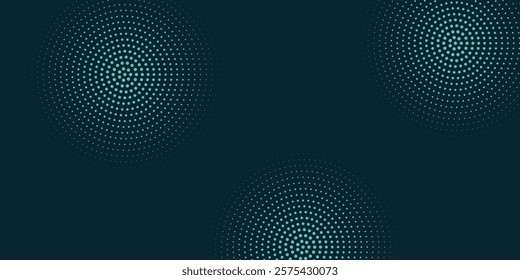 Futuristic abstract background with flowing particles wave. Shiny moving lines design element. Digital future technology concept. Suit for banner, website, business, corporate, cover
