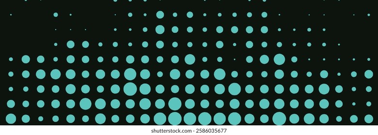 Futuristic abstract background with flowing particles wave. Shiny moving lines design element. Digital future technology concept. Suit for banner, website, business, corporate, cover
