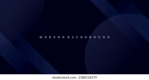  Futuristic abstract background. Geometric circle line design. Modern blue line pattern background. Blue background