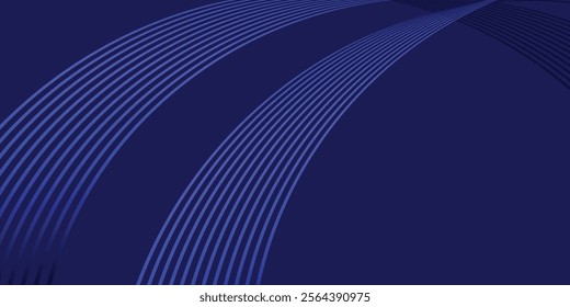 Futuristic abstract background. Glowing circle lines design. Swirl circular lines element. Future technology concept. Horizontal banner template. Suit for cover, banner, website.