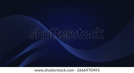 Futuristic abstract background. Glowing flowing wave lines design. Modern shiny blue moving lines element. Future technology concept. 