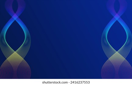 Futuristic abstract background with glowing geometric lines. Modern shiny lines pattern. awards style background.