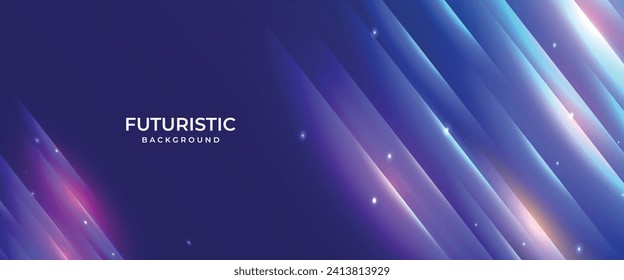 Futuristic Abstract background with glowing light effect vector illustration