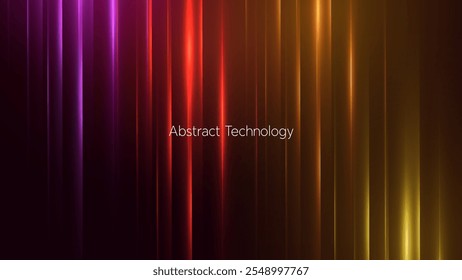 Fundo abstrato futurista com efeito de luz brilhante ilustração vetor. Fundo da tecnologia com efeito de brilho e brilho. Design de vetor de alta tecnologia.