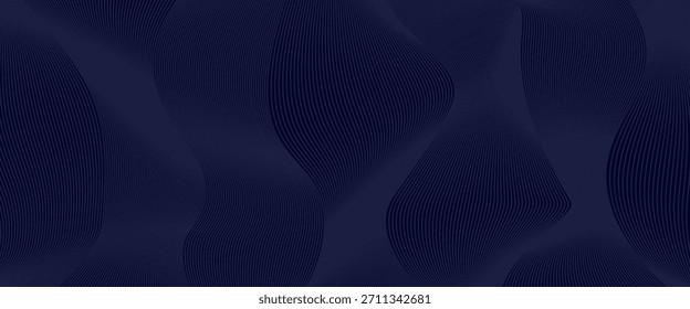 Futuristic abstract background with glowing wave. Shiny moving lines design element. Modern blue gradient flowing wave lines. Technology concept.eps 10.