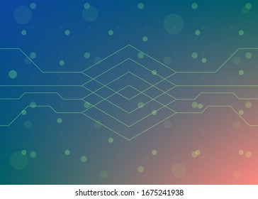 futuristic abstract background hi technology concept design illustration