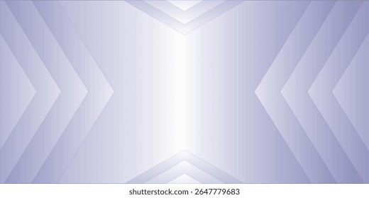 Fundo abstrato futurista com formas de divisas em camadas e gradientes suaves. Ideal para tecnologia, negócios e apresentações modernas. Palavras-chave: abstract, background, chevron, gradient, technology.
