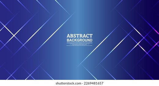 futuristic abstract background, with luxurious blue gradient background, and shining and luminous line ornament, elegant and beautiful.