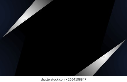 futuristic abstract background, luxurious and elegant, by combining black and black and white gradations. Vektor