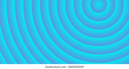 A futuristic abstract background with a mesmerizing radial wave pattern in striking shades of blue.