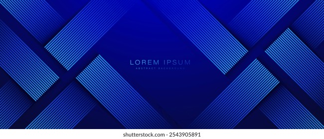 Futuristic abstract background. Modern blue gradient diagonal lines. Geometric lines pattern. Future technology concept. Suit for business, corporate, banner, brochure, website, cover