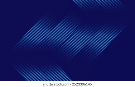 Futuristic abstract background with overlap layer. Modern geometric shapes lines design elements. Glowing blue lines. Future technology concept.