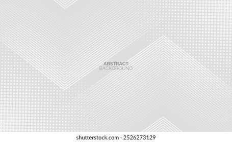 Futuristic abstract background with overlap layer. Future technology concept. Modern geometric shapes lines design elements. Glowing white lines.