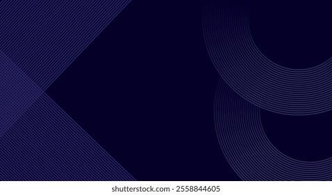 Futuristic abstract background with overlap layer. Future technology concept. Modern geometric shapes lines design elements. Glowing blue lines.