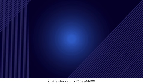 Futuristic abstract background with overlap layer. Future technology concept. Modern geometric shapes lines design elements. Glowing blue lines.