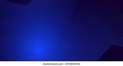 Futuristic abstract background with overlap layer. Future technology concept. Modern geometric shapes lines design elements. Glowing blue lines. eps 05