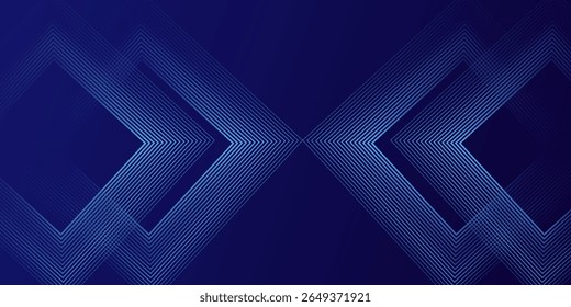 Futuristic abstract background with overlap layer. Modern geometric shapes lines design elements. Glowing blue lines. Future technology concept. Suit for poster, banner, brochure, corporate, website