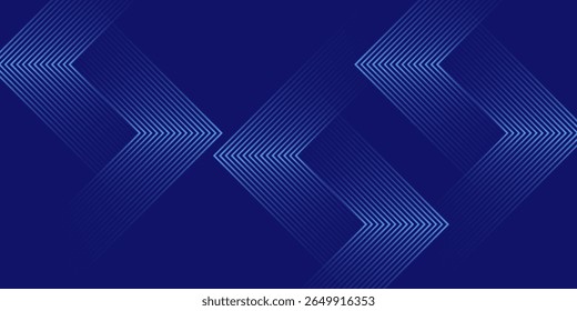 Futuristic abstract background with overlap layer. Modern geometric shapes lines design elements. Glowing blue lines. Future technology concept. vector illustration