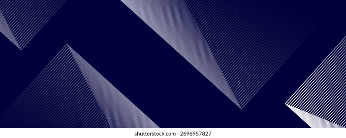 Futuristic abstract background with overlap layer. Modern geometric shapes lines design elements. Glowing blue lines. Future technology concept.