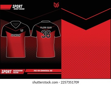 futuristic abstract background pattern for sport jersey design By Dindagea