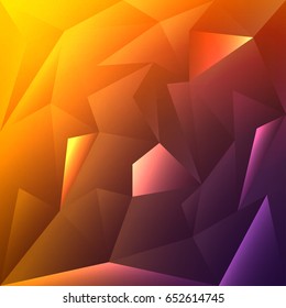 Futuristic abstract background of polygons
