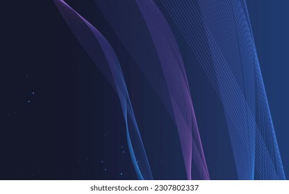 futuristic abstract background. Server, internet, speed. Futuristic tunnel HUD. Motion graphics for an abstract data center .vector illustrator,eps10,wireframe,dark  background