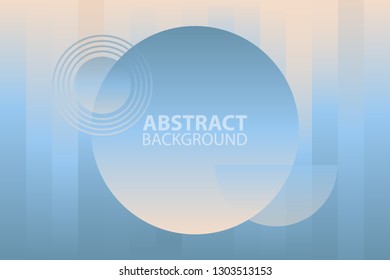 Futuristic abstract background with simple shapes and trendy gradients. Vector illustration. 
