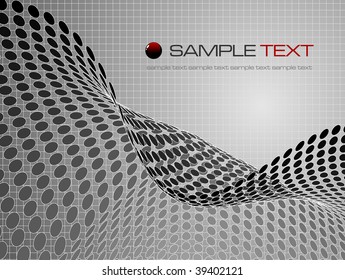 Futuristic abstract background - vector illustration