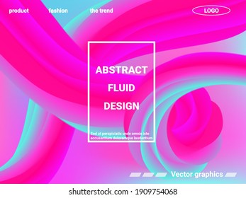 Fondo abstracto futurista. Forma líquida de onda abstracta. Concepto futurista.  Textura gráfica moderna. Ilustración vectorial 3d.