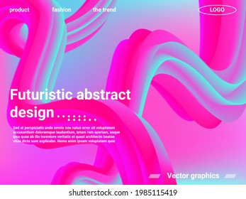 Futuristischer abstrakter Hintergrund. Abstrakte Wellenflüssigkeitsform. Website-Konzept. Abstrakter Hintergrund mit hellem Farbverlauf-Effekt.