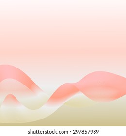 Futuristic, abstract background.Wave rainbow smoke.