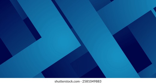 Futuristic abstract blue background with geometric patterns and lines. The shapes create a dynamic and modern design for various creative applications.