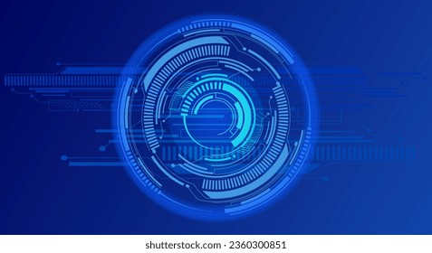 Futuristic Abstract Blue background wallpaper