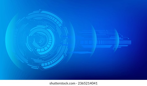 Futurista Resumen Fondo de pantalla azul