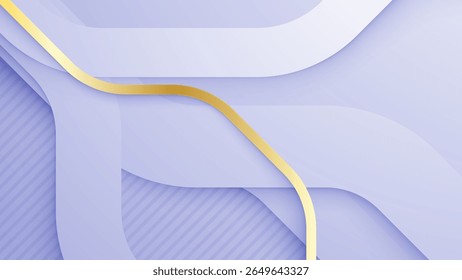 Futuristic abstract blue wave background with curved lines and light pattern design