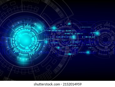 
Futuristisches Abstraktes Motherboard mit High-Definition-Konzept für digitale Technologie, Hintergrund