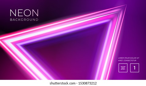 Futuristic abstract colorful vector background with Glowing electric bright neon lines . Abstract Modern Vector Layout