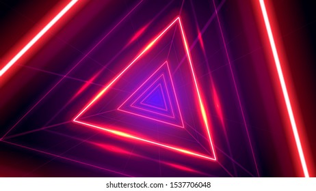 Futuristic abstract colorful vector background with Glowing electric bright neon lines . Abstract Modern Vector Layout
