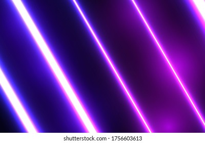 Futuristic abstract colorful vector background with Glowing electric bright neon lines . Neon glowing lines, magic energy space light concept, abstract background wallpaper design, vector illustration