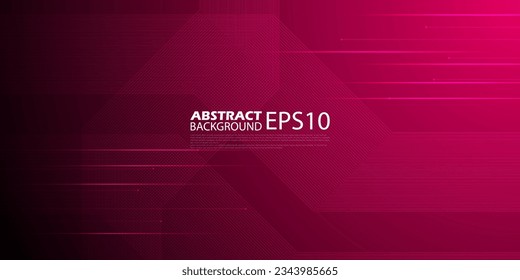 Futuristic abstract dark red gradient illustration background with 3d look and simple lines pattern. Technology realistic background. Cool design and luxury. Eps10 vector