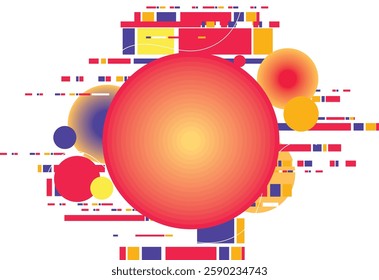 Futuristic Abstract Digital Sphere – Modern Geometric Technology Design